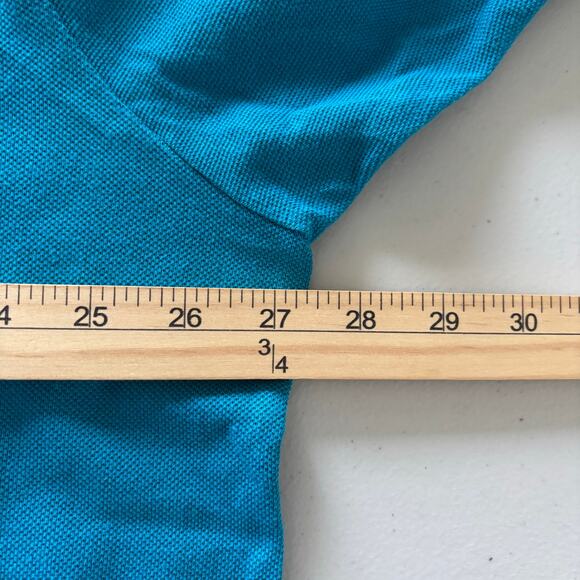 Lacoste Men Size 8 Turqoise Classic Original Fit Short Sleeve Golf Casual Shirt* - Picture 4 of 9